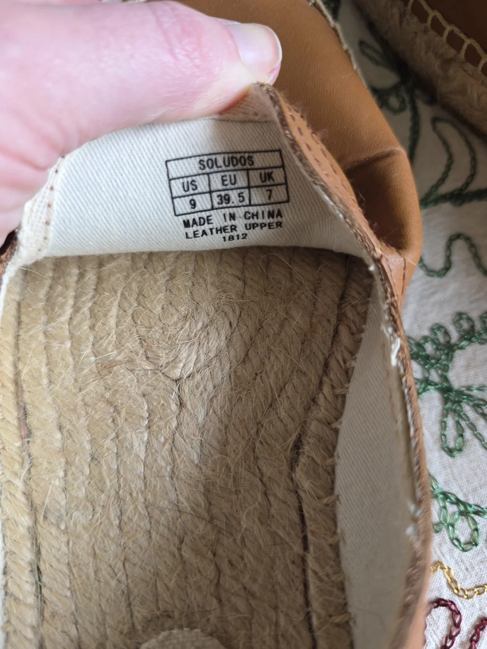 Soludos Leather Espadrille